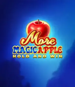 Step into the enchanting world of More Magic Apple Hold and Win Slot by 3 Oaks Gaming, highlighting a shimmering red apple on a vivid blue background. This graphic captures the enchanting theme with a touch of mystery. Ideal for lovers of magical themes, the vibrant color scheme and attractive artwork make this slot stand out. 