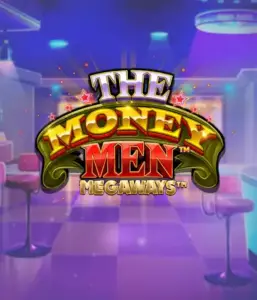 Immerse yourself the thrilling world of The Money Men Megaways game by Pragmatic Play, showcasing a vibrant logo with glittering stars on a lavish casino setting. This graphic captures the glamour and excitement of Megaways slots with its eye-catching ambiance and design. Great for slot game lovers looking for a taste of Vegas. 